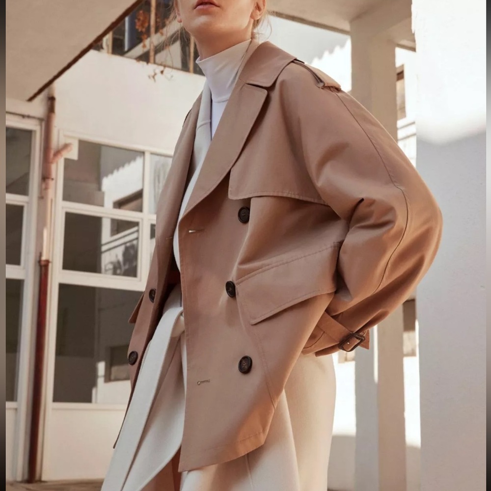 Max Mara The Cube Ctrench Water-Repellent Trench Coat 8